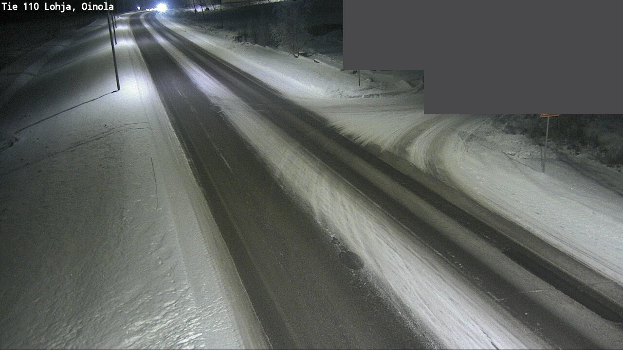 Weather Camera Image Road 110 Lohja, Oinola, Lohja, Uusimaa