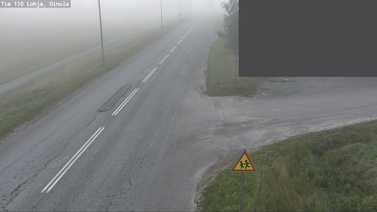 Weather Camera Image Väg 110 Lojo, Oinola, Lohja, Uusimaa