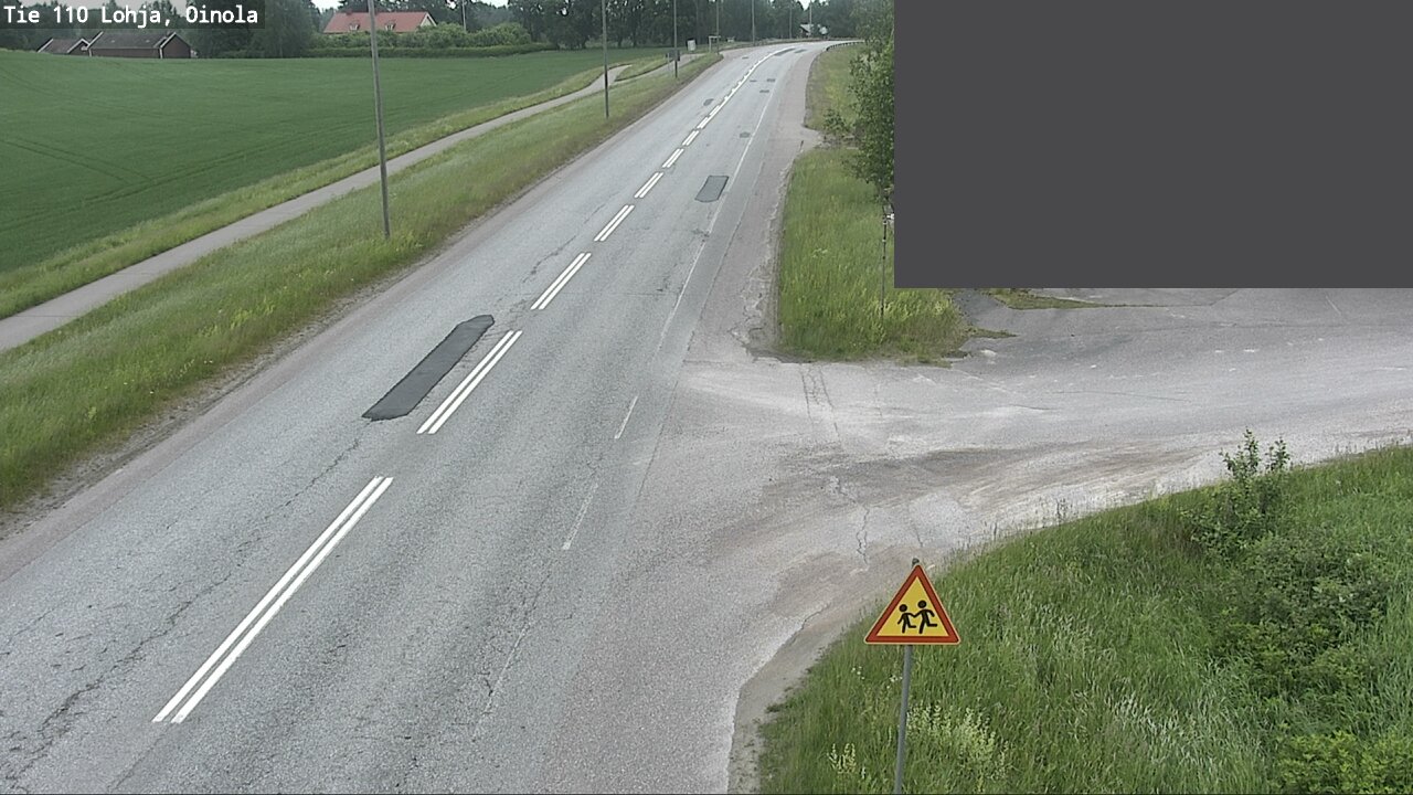 Weather Camera Image Väg 110 Lojo, Oinola, Lohja, Uusimaa