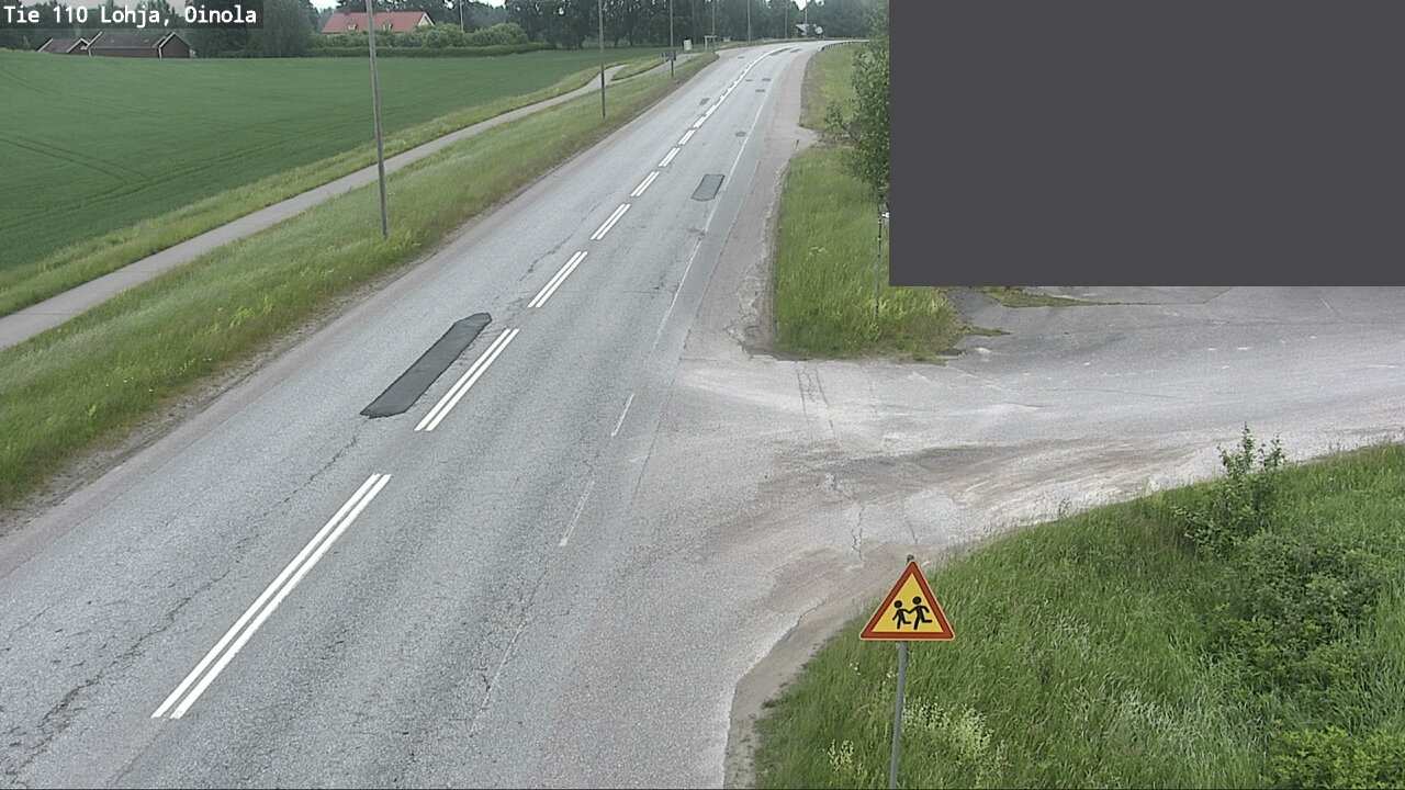 Weather Camera Image Väg 110 Lojo, Oinola, Lohja, Uusimaa
