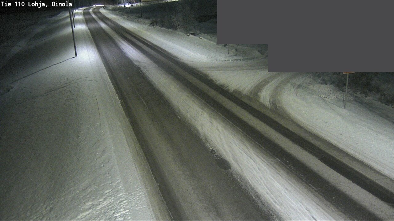 Weather Camera Image Road 110 Lohja, Oinola, Lohja, Uusimaa