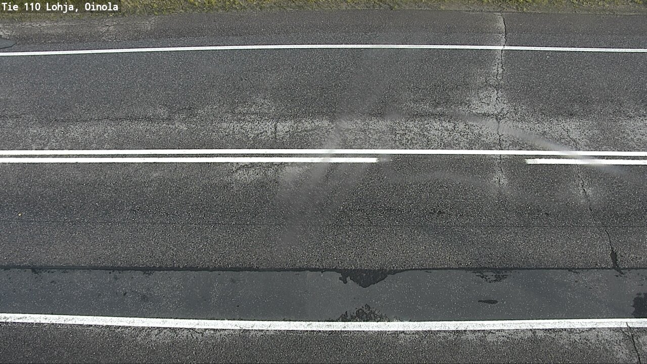 Weather Camera Image Väg 110 Lojo, Oinola, Lohja, Uusimaa