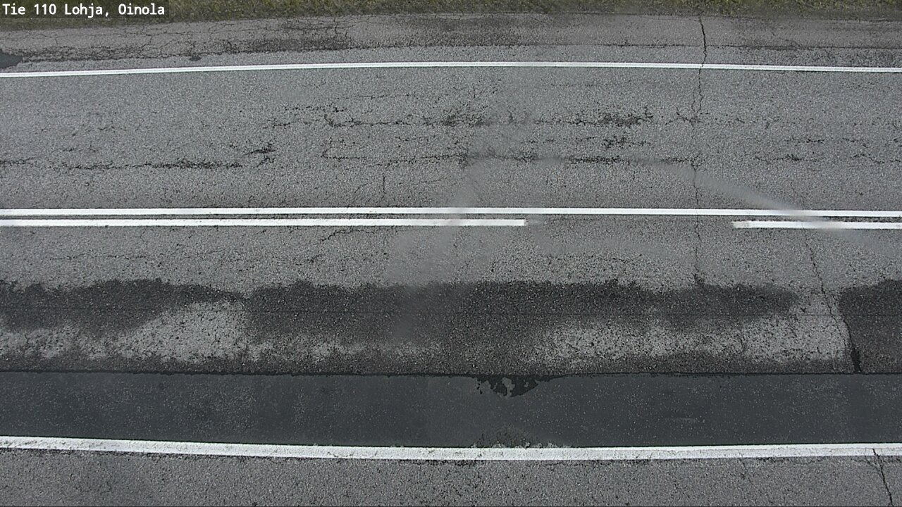 Weather Camera Image Väg 110 Lojo, Oinola, Lohja, Uusimaa