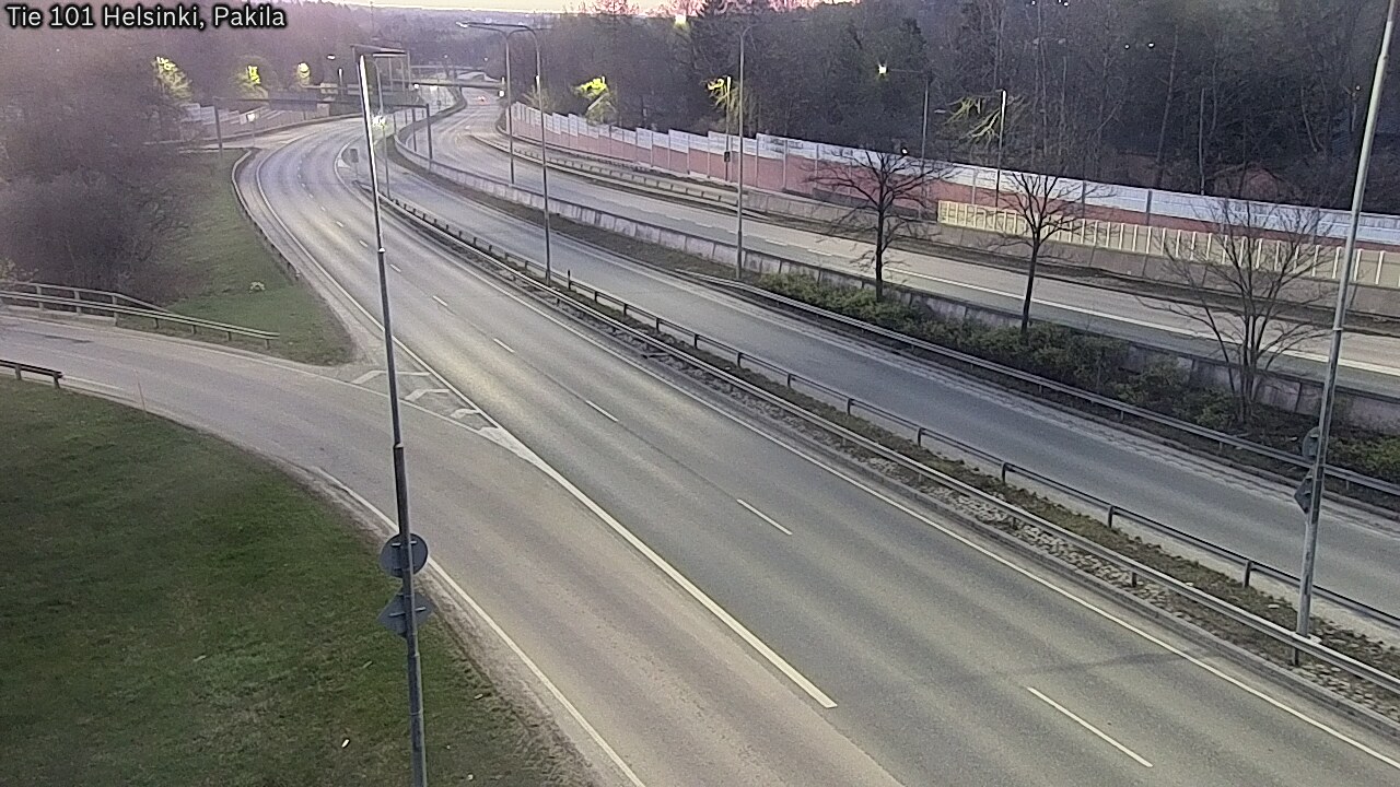 Weather Camera Image Väg 101 Helsingfors, Baggböle, Helsinki, Uusimaa