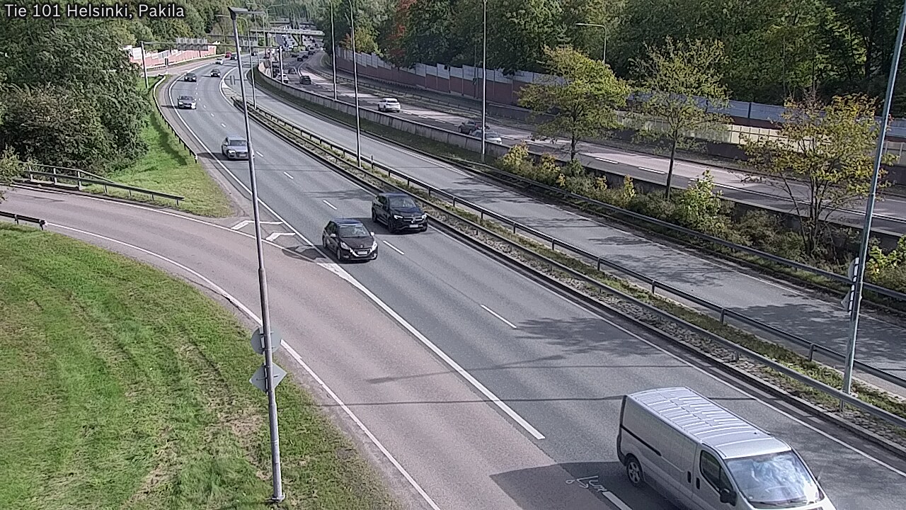 Weather Camera Image Väg 101 Helsingfors, Baggböle, Helsinki, Uusimaa
