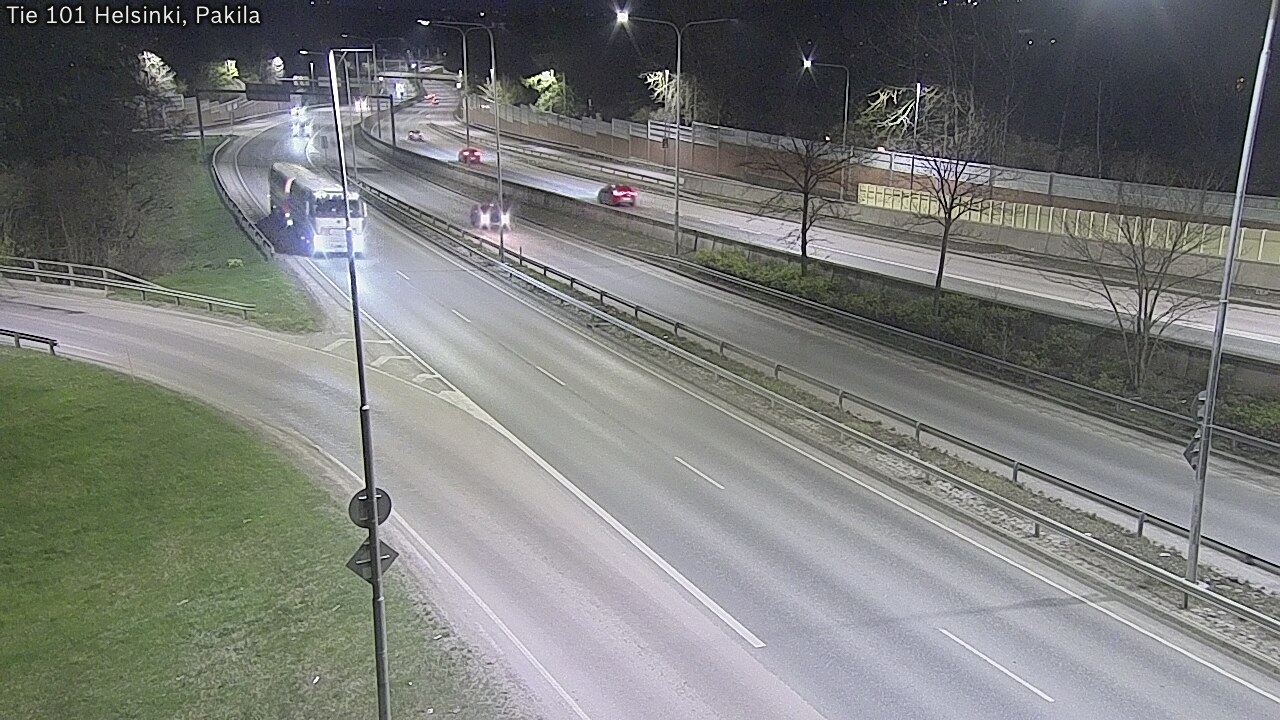 Weather Camera Image Väg 101 Helsingfors, Baggböle, Helsinki, Uusimaa