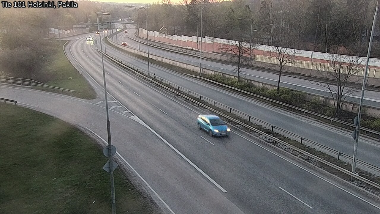 Weather Camera Image Väg 101 Helsingfors, Baggböle, Helsinki, Uusimaa