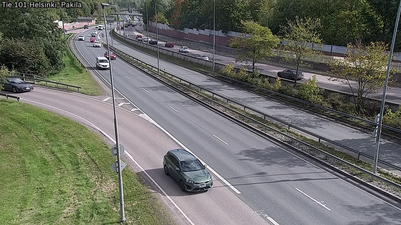 Weather Camera Image Väg 101 Helsingfors, Baggböle, Helsinki, Uusimaa
