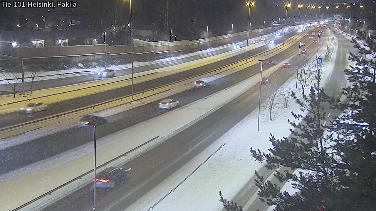 Weather Camera Image Road 101 Helsinki, Pakila, Helsinki, Uusimaa