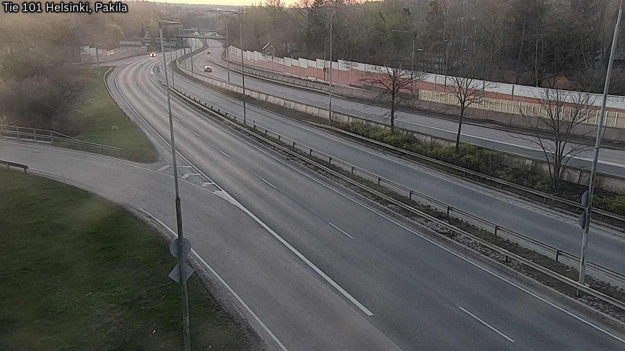 Weather Camera Image Väg 101 Helsingfors, Baggböle, Helsinki, Uusimaa