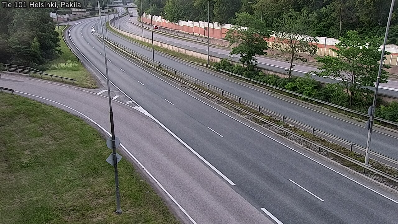 Weather Camera Image Väg 101 Helsingfors, Baggböle, Helsinki, Uusimaa
