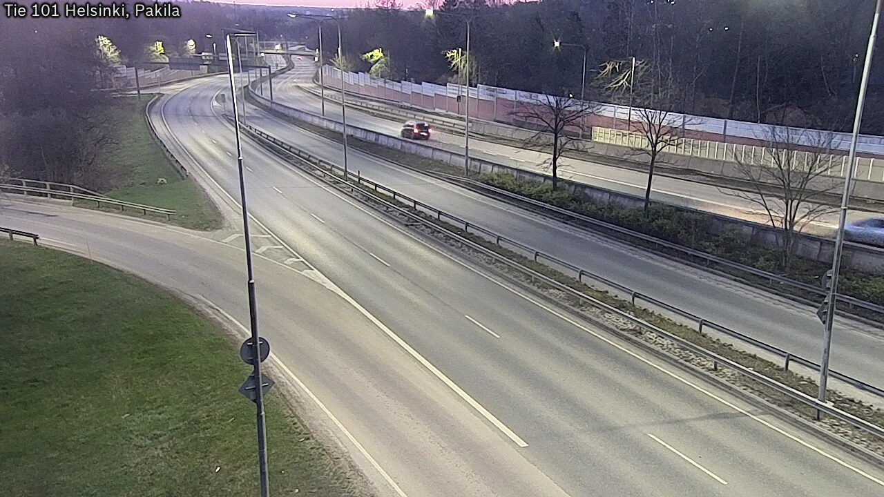 Weather Camera Image Väg 101 Helsingfors, Baggböle, Helsinki, Uusimaa