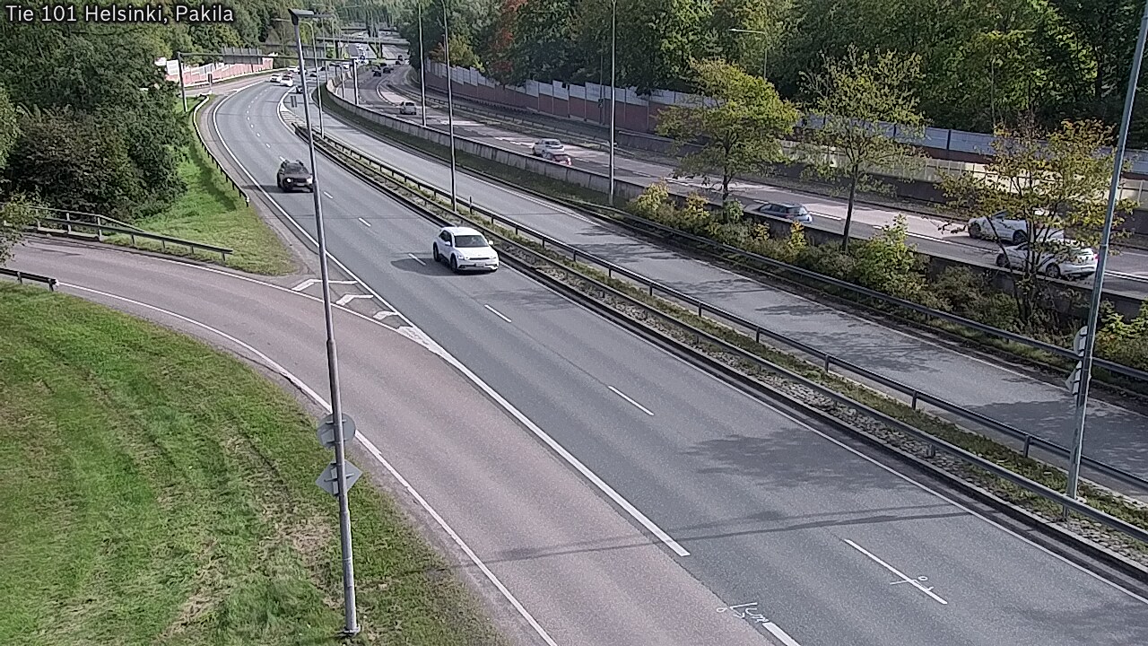 Weather Camera Image Väg 101 Helsingfors, Baggböle, Helsinki, Uusimaa