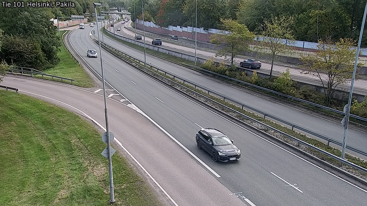 Weather Camera Image Väg 101 Helsingfors, Baggböle, Helsinki, Uusimaa