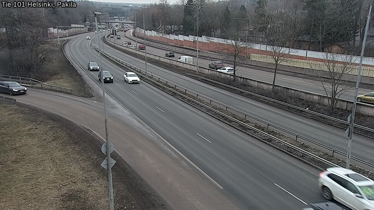 Weather Camera Image Väg 101 Helsingfors, Baggböle, Helsinki, Uusimaa