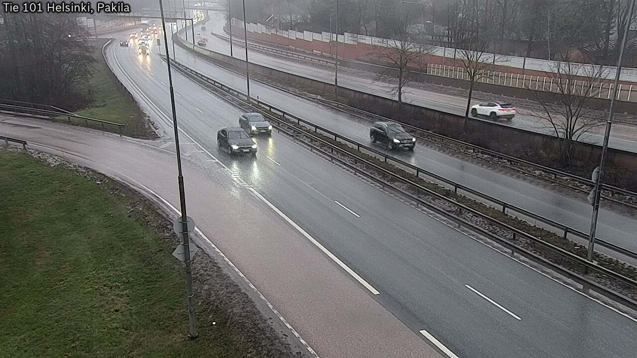 Weather Camera Image Väg 101 Helsingfors, Baggböle, Helsinki, Uusimaa