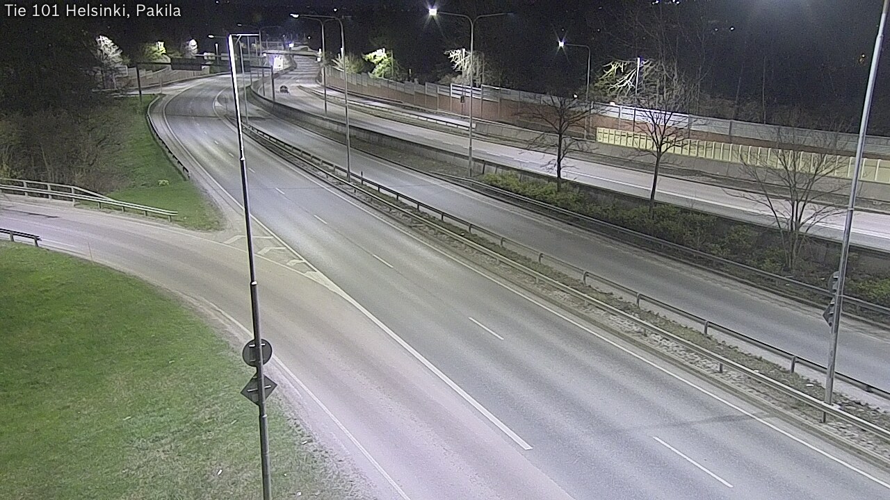 Weather Camera Image Väg 101 Helsingfors, Baggböle, Helsinki, Uusimaa