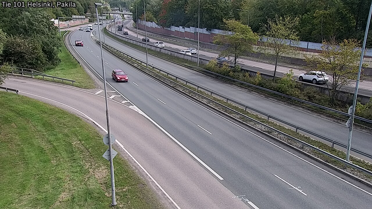 Weather Camera Image Väg 101 Helsingfors, Baggböle, Helsinki, Uusimaa