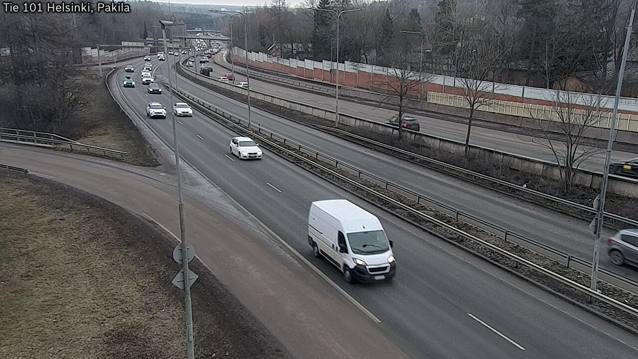 Weather Camera Image Väg 101 Helsingfors, Baggböle, Helsinki, Uusimaa