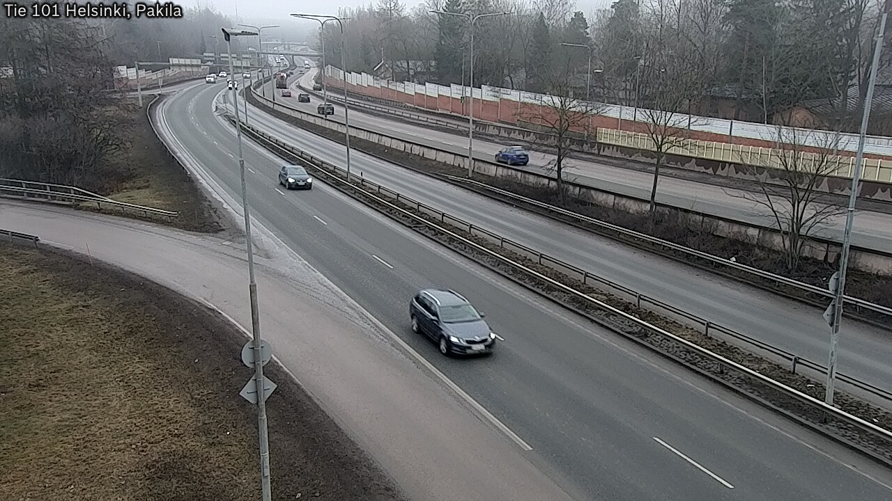Weather Camera Image Road 101 Helsinki, Pakila, Helsinki, Uusimaa