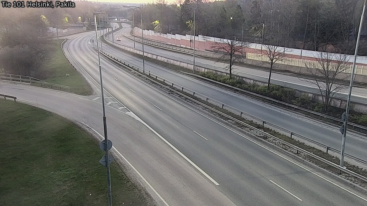 Weather Camera Image Väg 101 Helsingfors, Baggböle, Helsinki, Uusimaa
