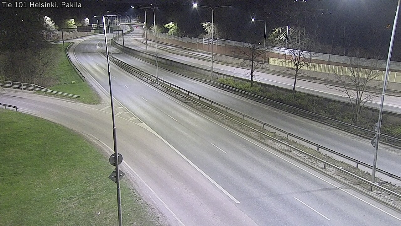 Weather Camera Image Väg 101 Helsingfors, Baggböle, Helsinki, Uusimaa