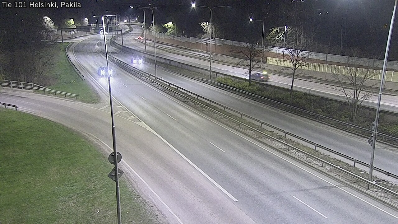 Weather Camera Image Väg 101 Helsingfors, Baggböle, Helsinki, Uusimaa