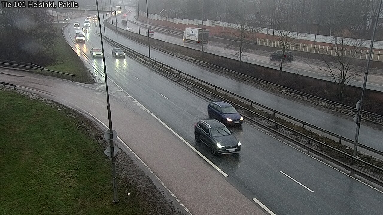 Weather Camera Image Väg 101 Helsingfors, Baggböle, Helsinki, Uusimaa