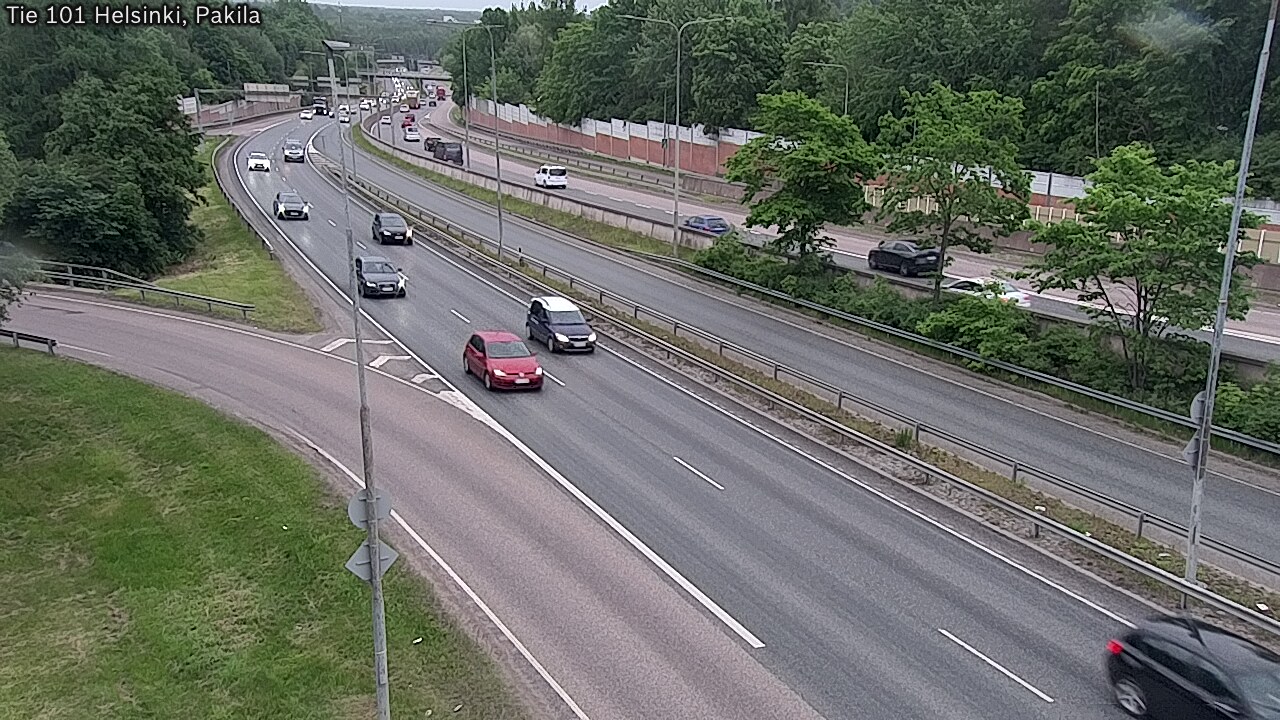 Weather Camera Image Road 101 Helsinki, Pakila, Helsinki, Uusimaa