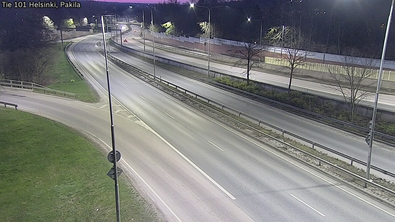 Weather Camera Image Väg 101 Helsingfors, Baggböle, Helsinki, Uusimaa