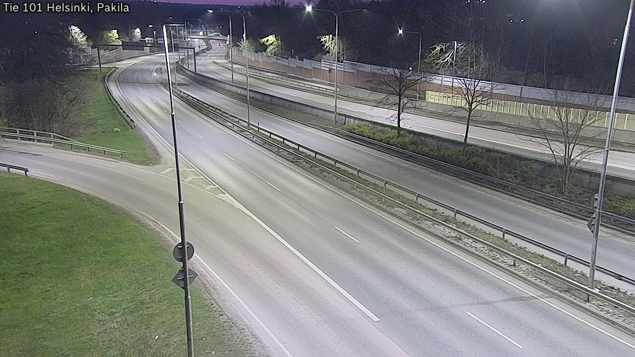 Weather Camera Image Väg 101 Helsingfors, Baggböle, Helsinki, Uusimaa
