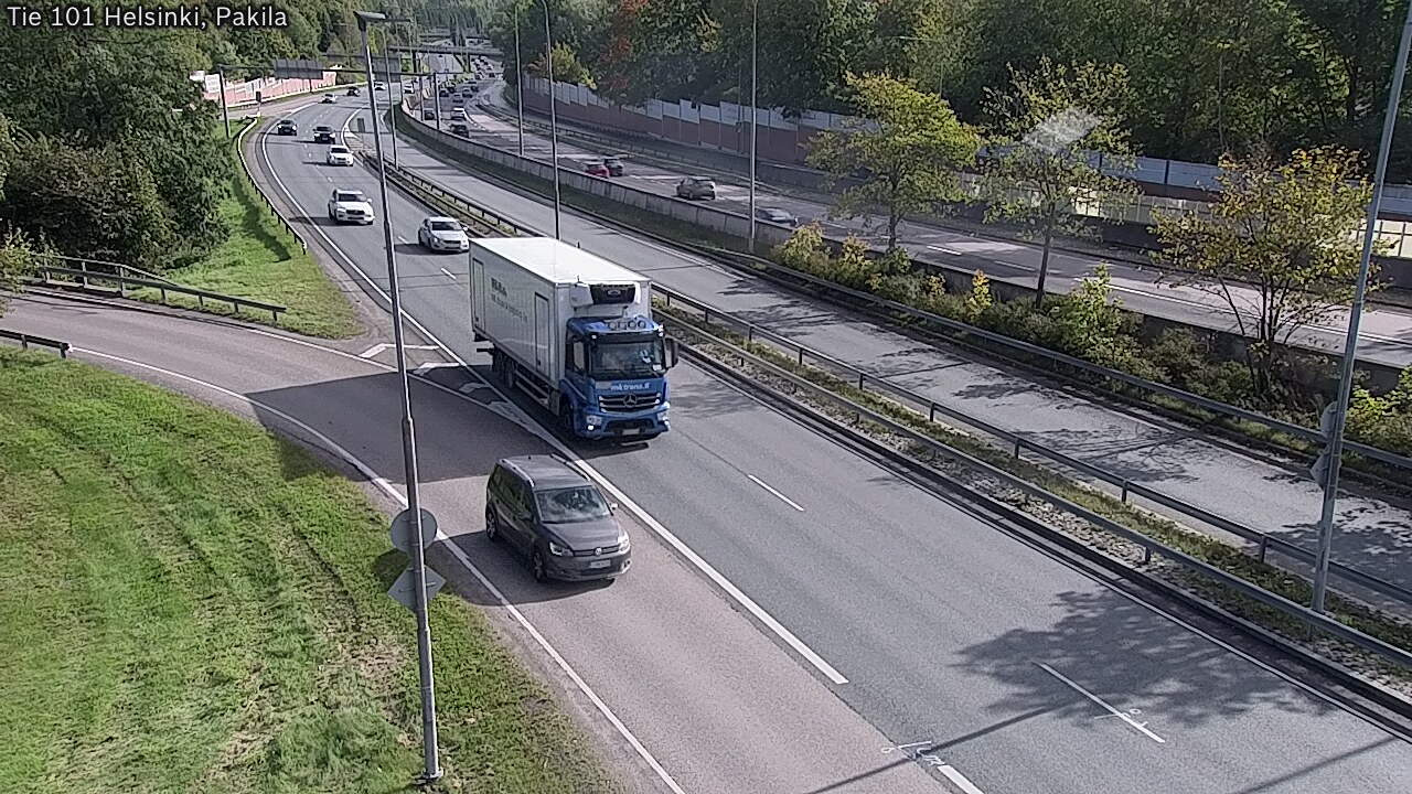 Weather Camera Image Väg 101 Helsingfors, Baggböle, Helsinki, Uusimaa