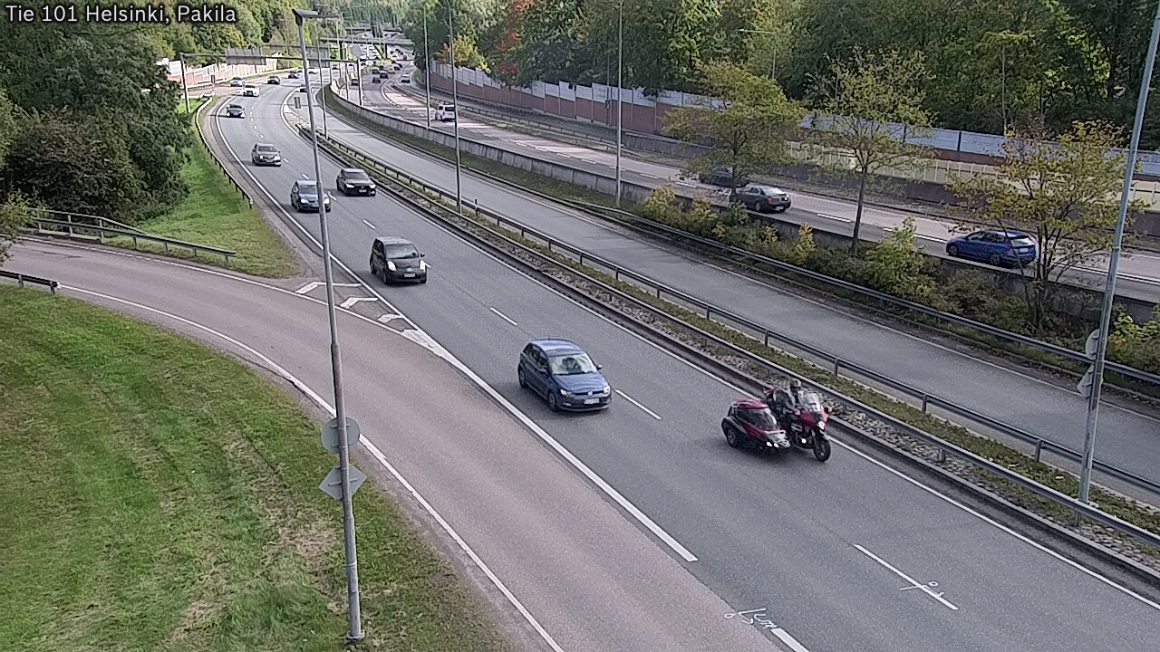 Weather Camera Image Väg 101 Helsingfors, Baggböle, Helsinki, Uusimaa