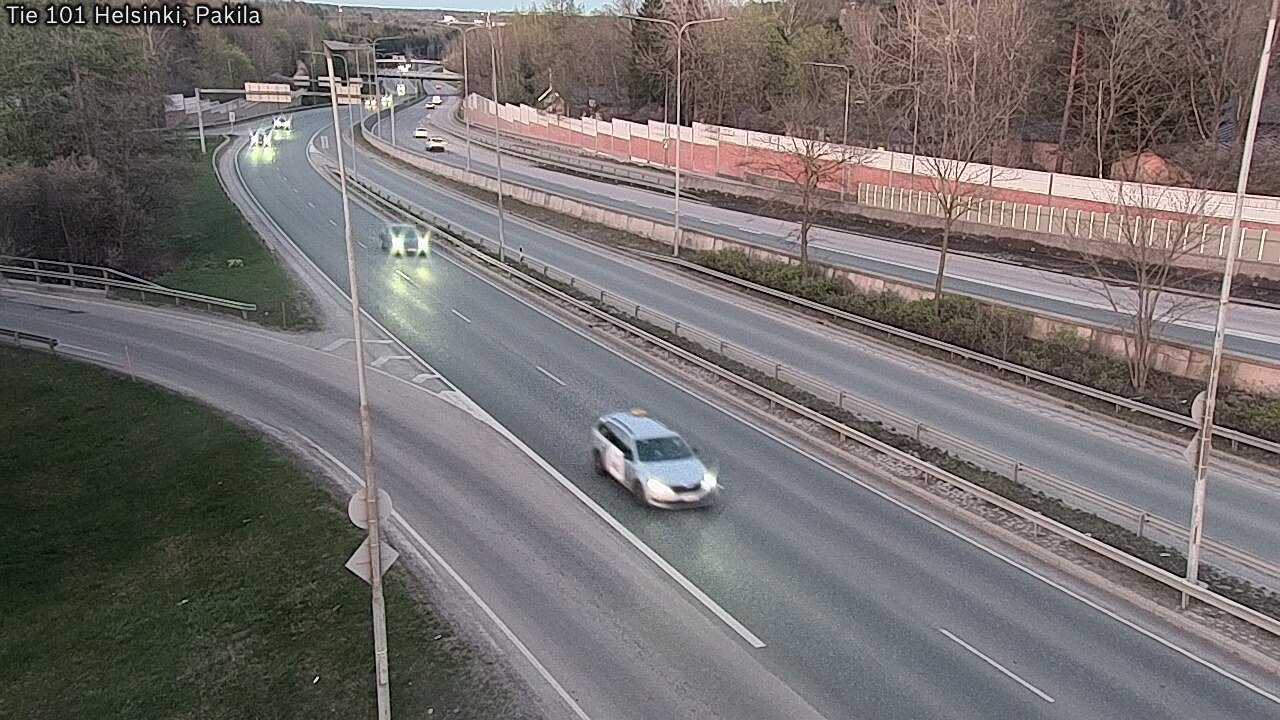 Weather Camera Image Väg 101 Helsingfors, Baggböle, Helsinki, Uusimaa