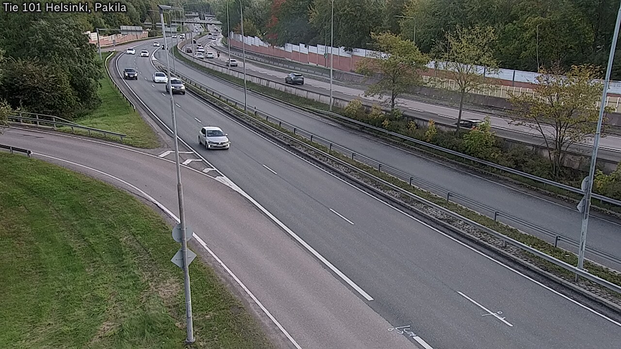 Weather Camera Image Väg 101 Helsingfors, Baggböle, Helsinki, Uusimaa