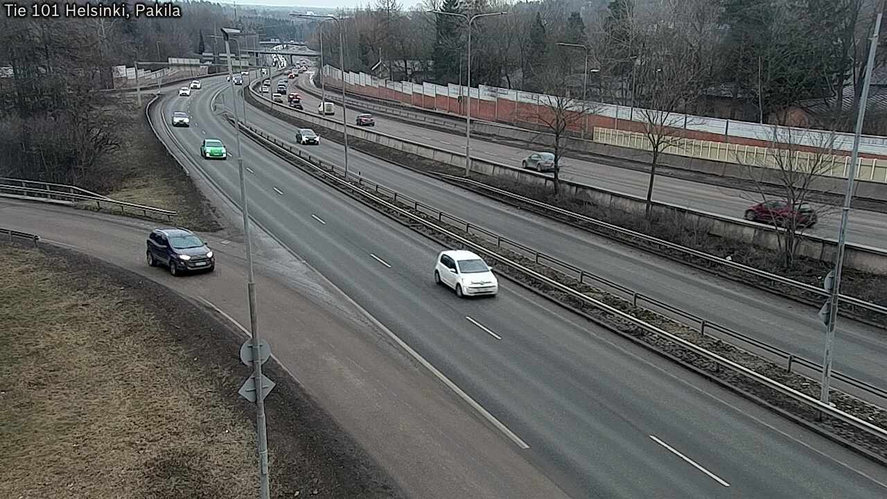 Weather Camera Image Road 101 Helsinki, Pakila, Helsinki, Uusimaa