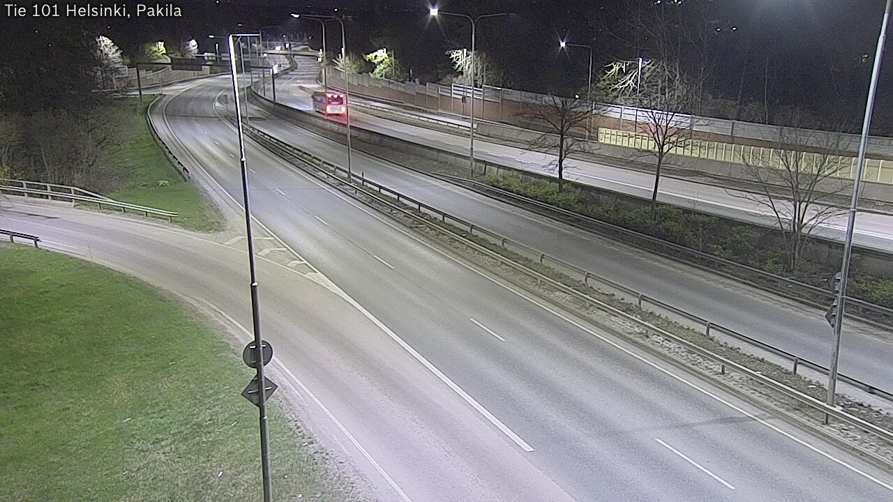 Weather Camera Image Väg 101 Helsingfors, Baggböle, Helsinki, Uusimaa