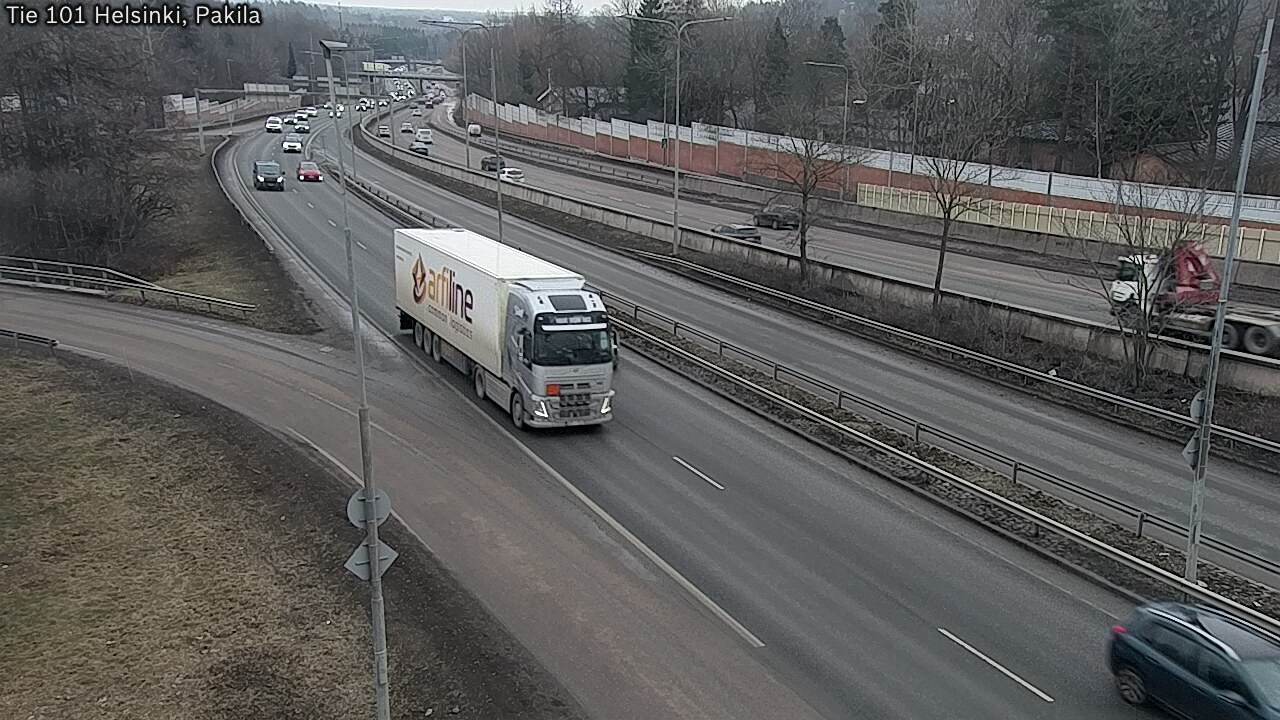 Weather Camera Image Väg 101 Helsingfors, Baggböle, Helsinki, Uusimaa