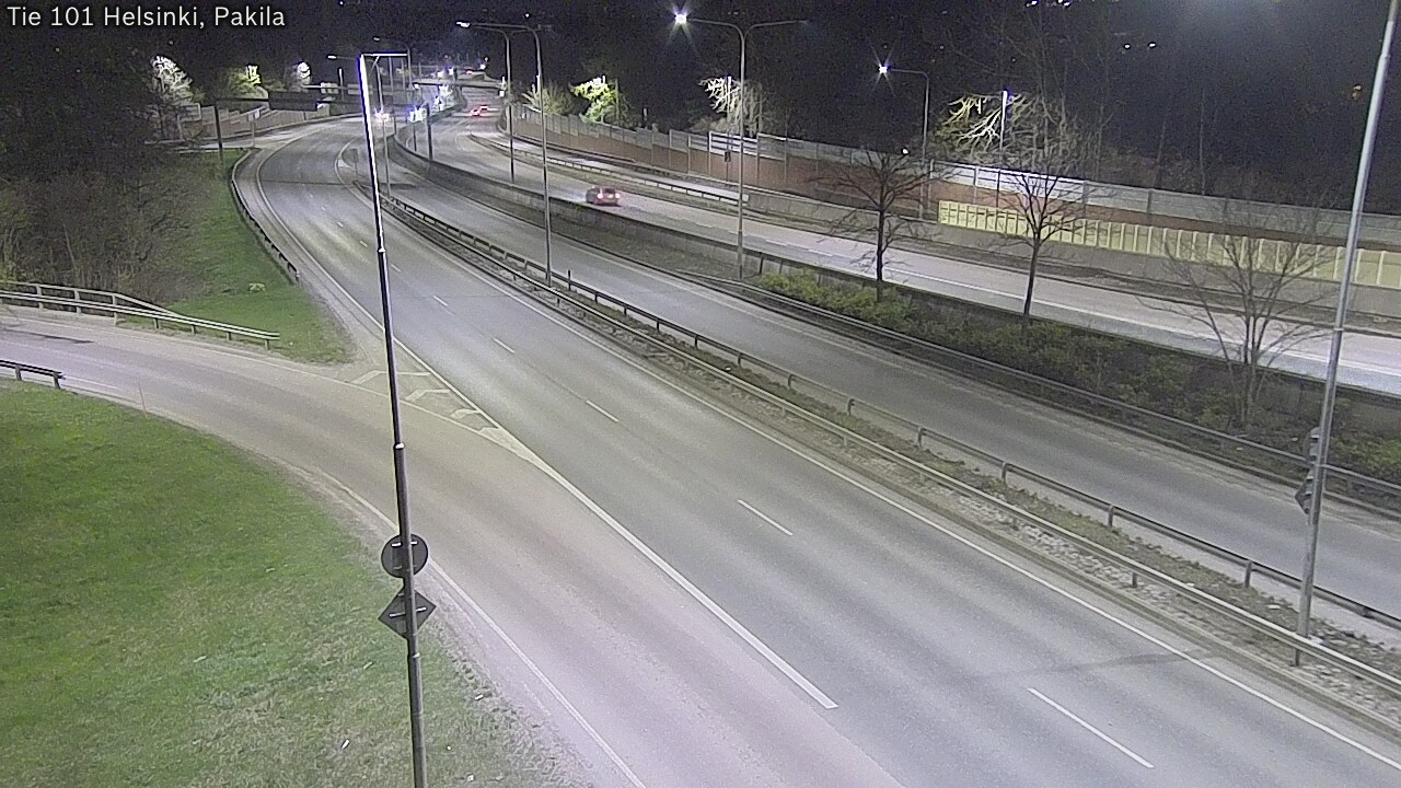 Weather Camera Image Väg 101 Helsingfors, Baggböle, Helsinki, Uusimaa