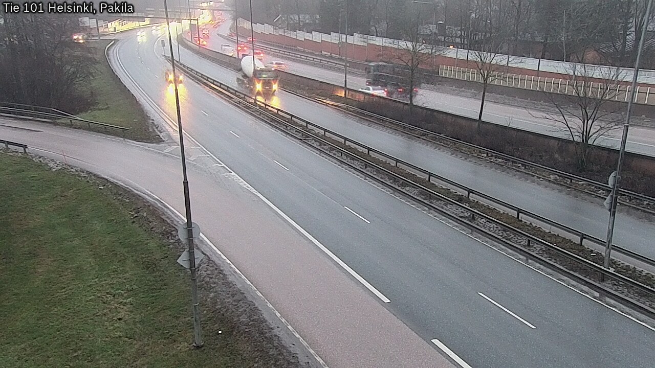 Weather Camera Image Väg 101 Helsingfors, Baggböle, Helsinki, Uusimaa