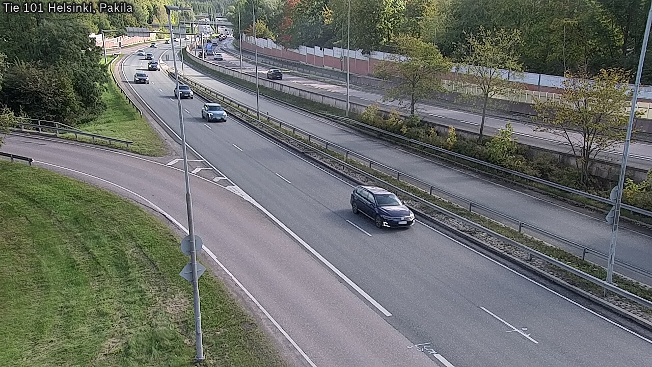 Weather Camera Image Väg 101 Helsingfors, Baggböle, Helsinki, Uusimaa