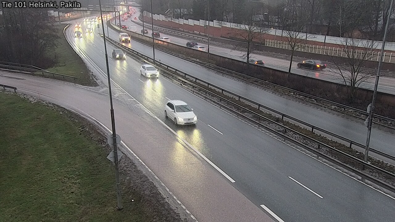Weather Camera Image Väg 101 Helsingfors, Baggböle, Helsinki, Uusimaa