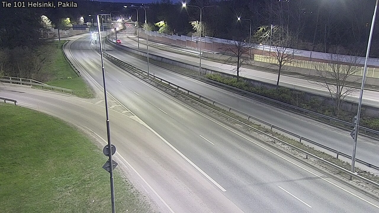 Weather Camera Image Väg 101 Helsingfors, Baggböle, Helsinki, Uusimaa