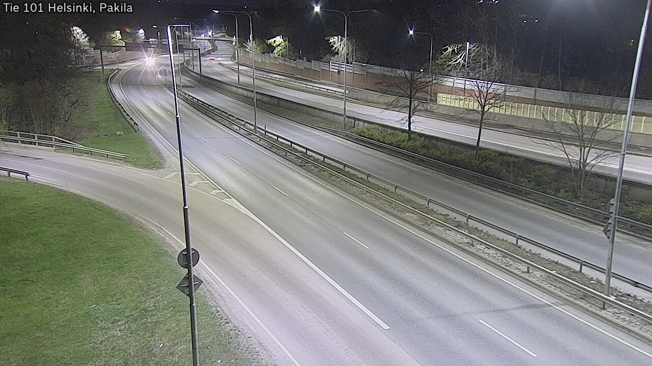 Weather Camera Image Väg 101 Helsingfors, Baggböle, Helsinki, Uusimaa