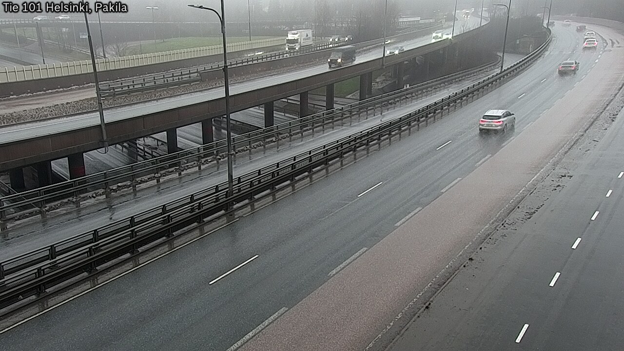 Weather Camera Image Väg 101 Helsingfors, Baggböle, Helsinki, Uusimaa
