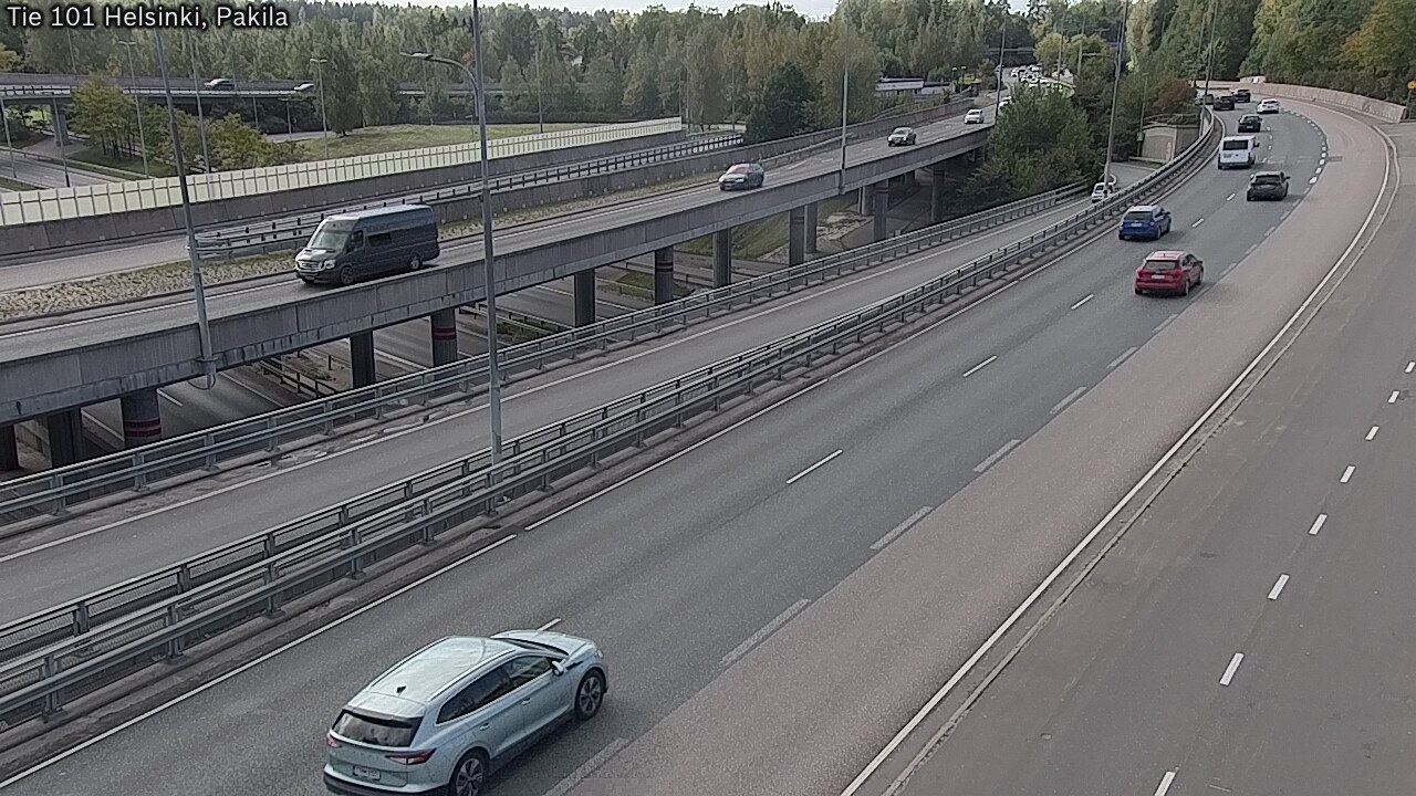 Weather Camera Image Road 101 Helsinki, Pakila, Helsinki, Uusimaa