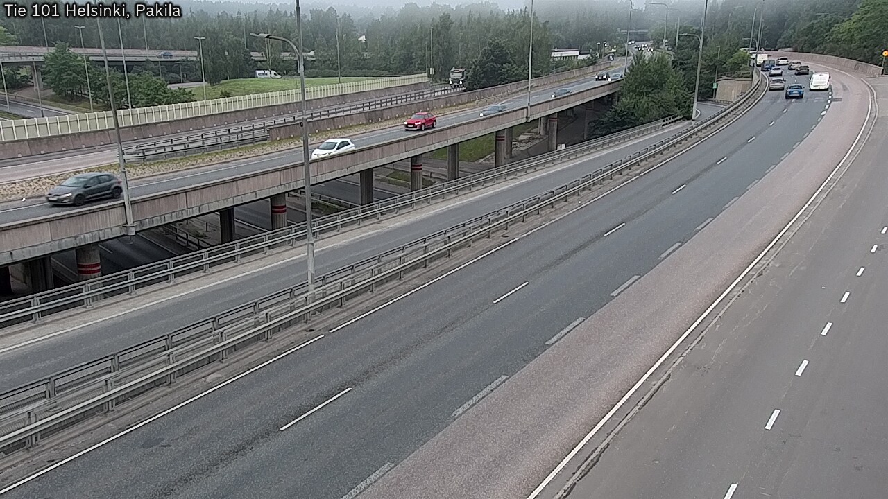 Weather Camera Image Road 101 Helsinki, Pakila, Helsinki, Uusimaa