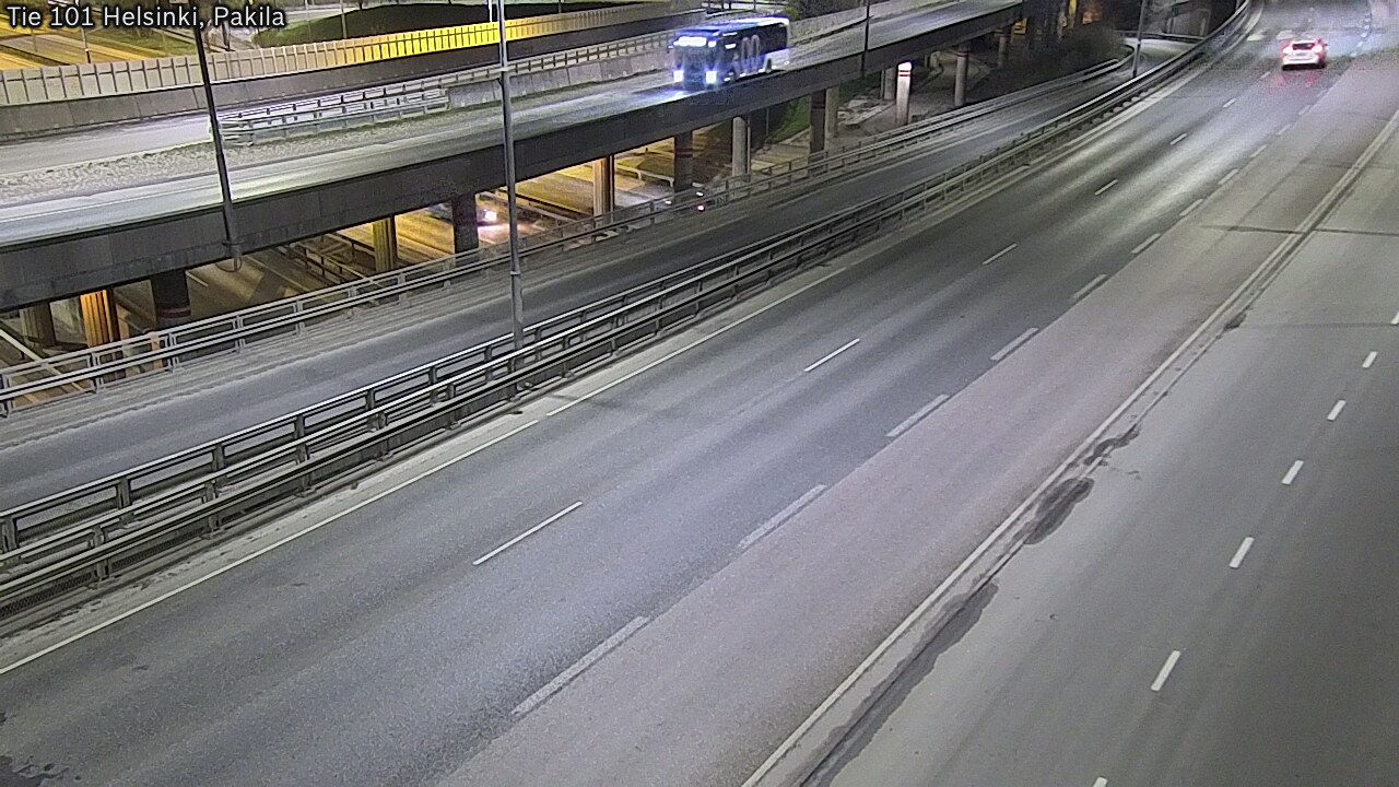 Weather Camera Image Väg 101 Helsingfors, Baggböle, Helsinki, Uusimaa