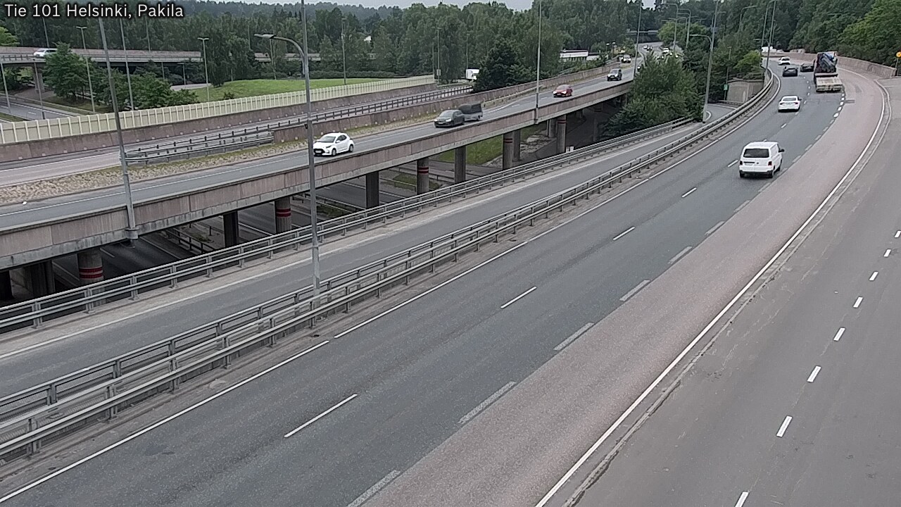 Weather Camera Image Road 101 Helsinki, Pakila, Helsinki, Uusimaa