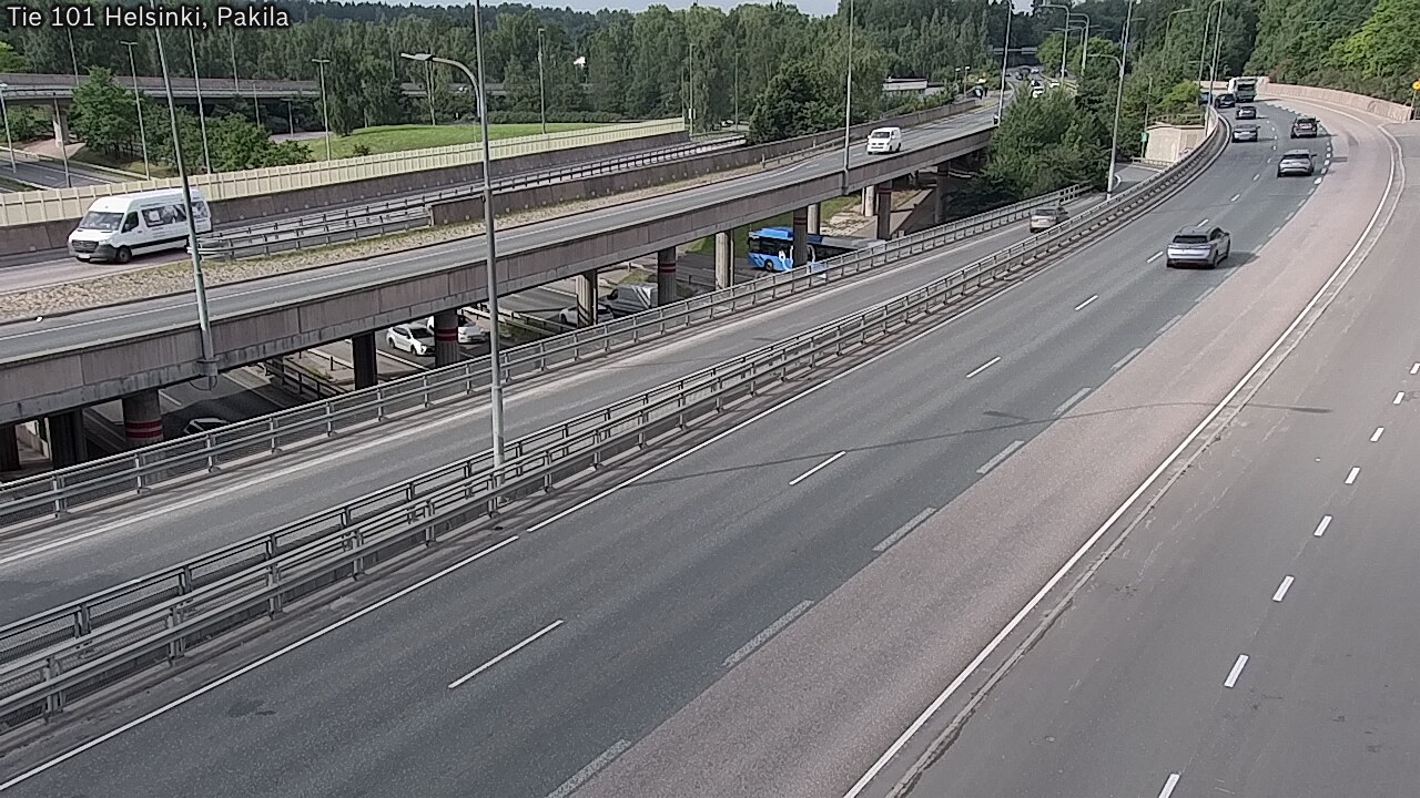 Weather Camera Image Road 101 Helsinki, Pakila, Helsinki, Uusimaa